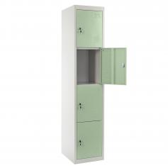 B-Ware (Beulen SK3) | Schliefach Boston T163, Schliefachschrank Wertfachschrank Spind, Metall 180x38x45cm ~ grn