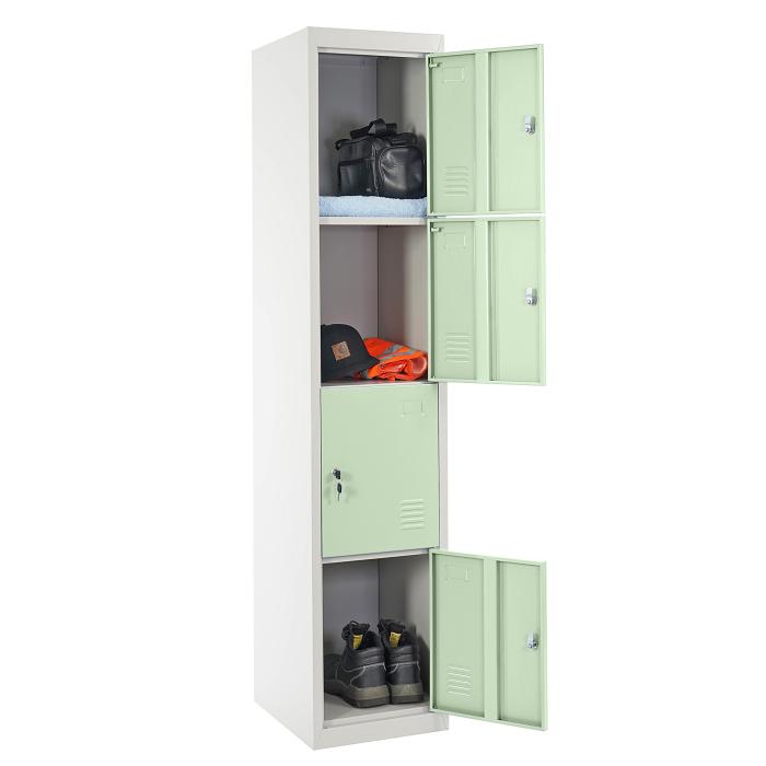 B-Ware (Beulen SK3) | Schliefach Boston T163, Schliefachschrank Wertfachschrank Spind, Metall 180x38x45cm ~ grn