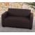 2er Sofa Couch Lyon Loungesofa Textil ~ braun