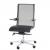 Bürostuhl MERRYFAIR Saville, Schreibtischstuhl Drehstuhl, Leder-/Netzkombination schwarz ~ Standard