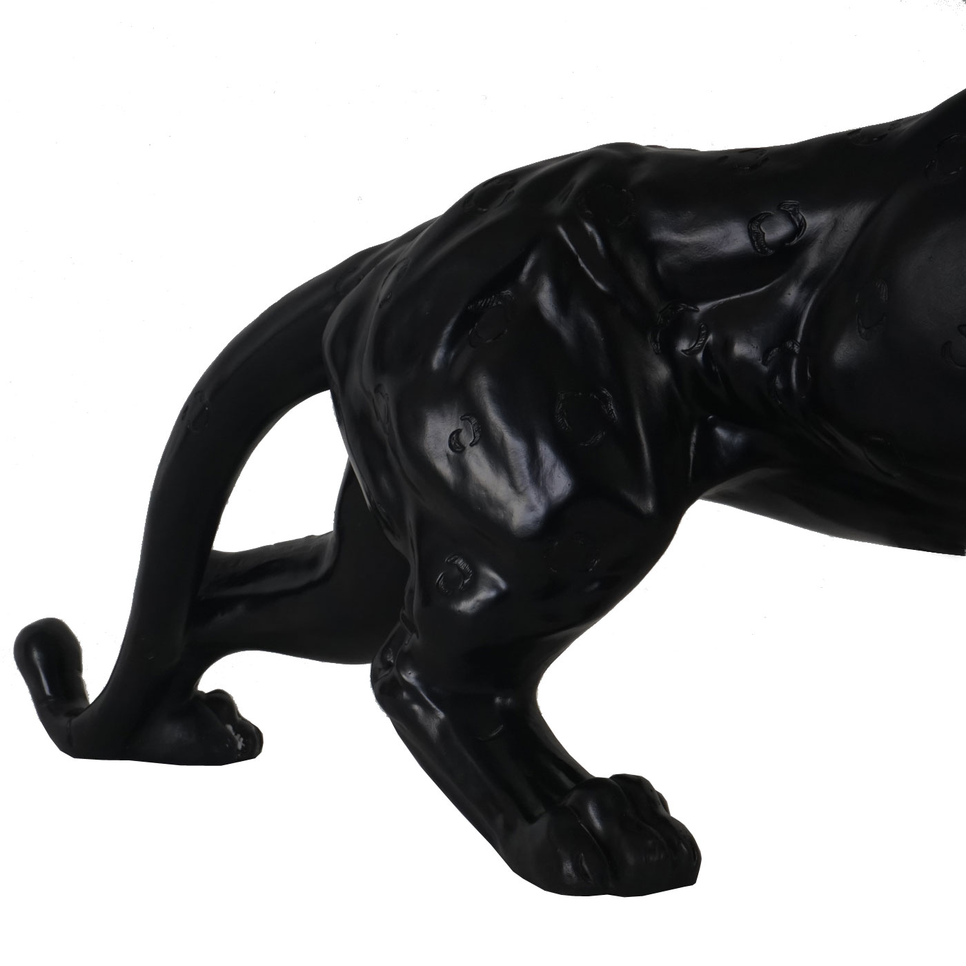 Polyresin Skulptur Deko Figur Leopard 59cm, Puma Panther, In Polyresin Skulptur Deko Figur Leopard 59cm, Puma Panther, In