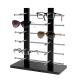 Brillenständer Vendee, Brillenhalter Brillendisplay für 12 Brillen, 42x39cm ~ schwarz