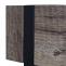 Couchtisch Kos T573, Wohnzimmertisch, 43x110x60cm MVG-zertifiziert ~ Wildeiche, dunkle Metall-Fe