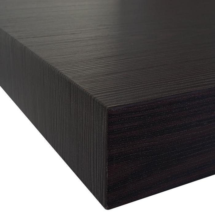 Couchtisch Kos T576, Wohnzimmertisch 40x110x60cm MVG-zertifiziert ~ Wenge, dunkle Metall-Fe