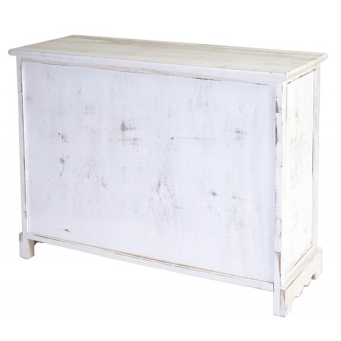 Kommode Venlo, Schubladenschrank Shabby-Look, Vintage, 9 Schubladen 60x79x30cm