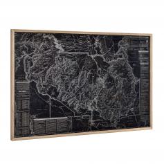 Alu Wandbild HLO-PX1 120x80cm Grand Canyon Amerika Landkarte Bild Weltkarte