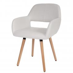 B-Ware (Flecken auf der Sitzschale SK1) | Esszimmerstuhl HWC-A50 II, Stuhl Küchenstuhl, Retro 50er Jahre Design