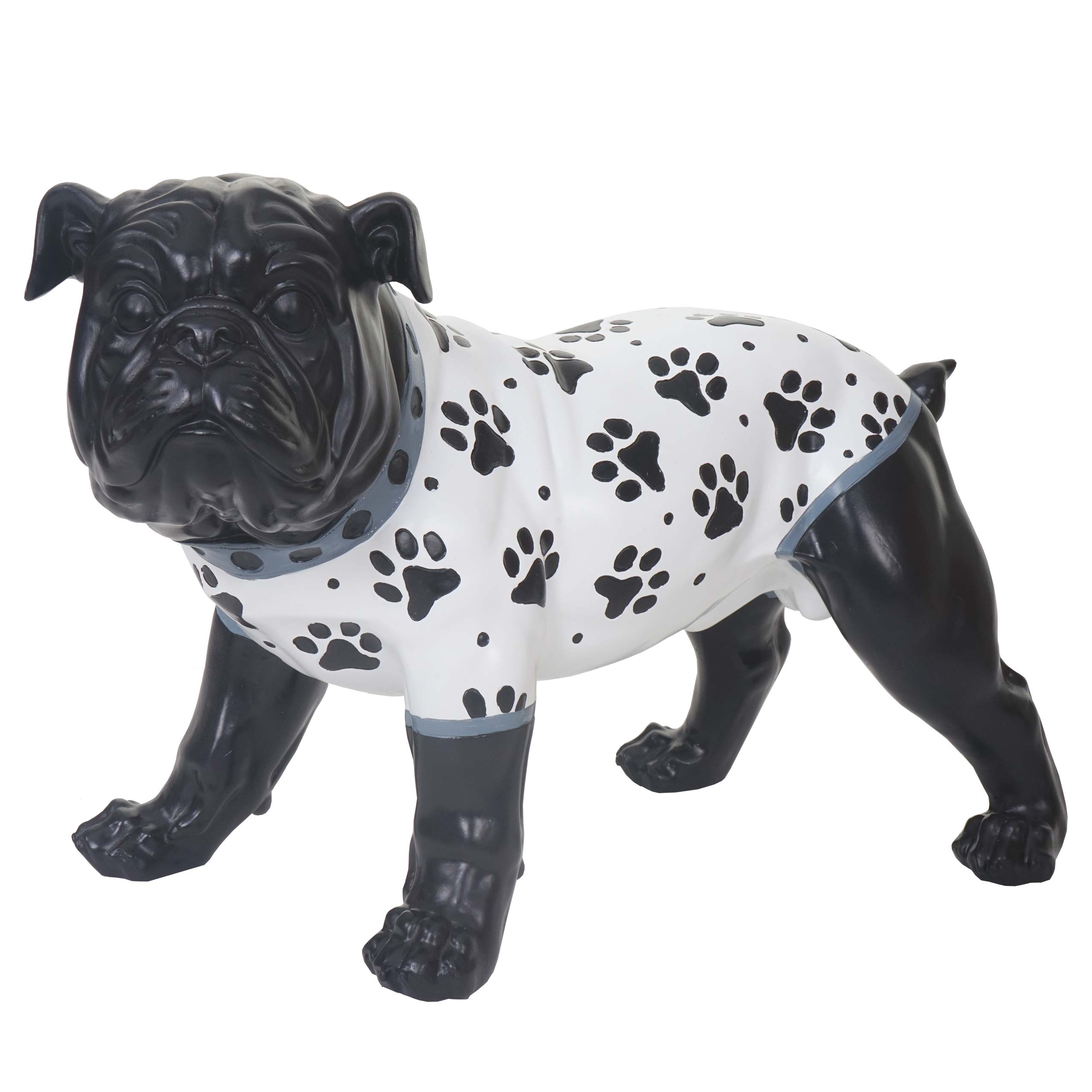 Stahlskulptur Französische Bulldogge - Deko für Haus & Garten