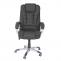 Massage-Brostuhl Blackburn, Massagestuhl Drehstuhl Chefsessel, Kunstleder ~ schwarz