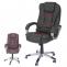 Massage-Brostuhl Blackburn, Massagestuhl Drehstuhl Chefsessel, Kunstleder ~ schwarz