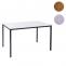 Schreibtisch Braila, Konferenztisch Brotisch Seminartisch, 160x80cm MDF ~ wei