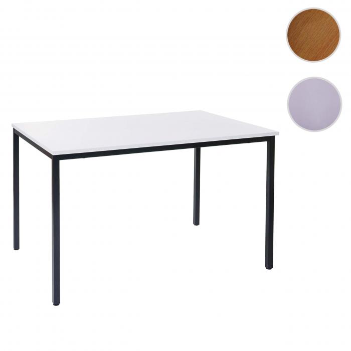 Schreibtisch Braila, Konferenztisch Brotisch Seminartisch, 160x80cm MDF ~ wei