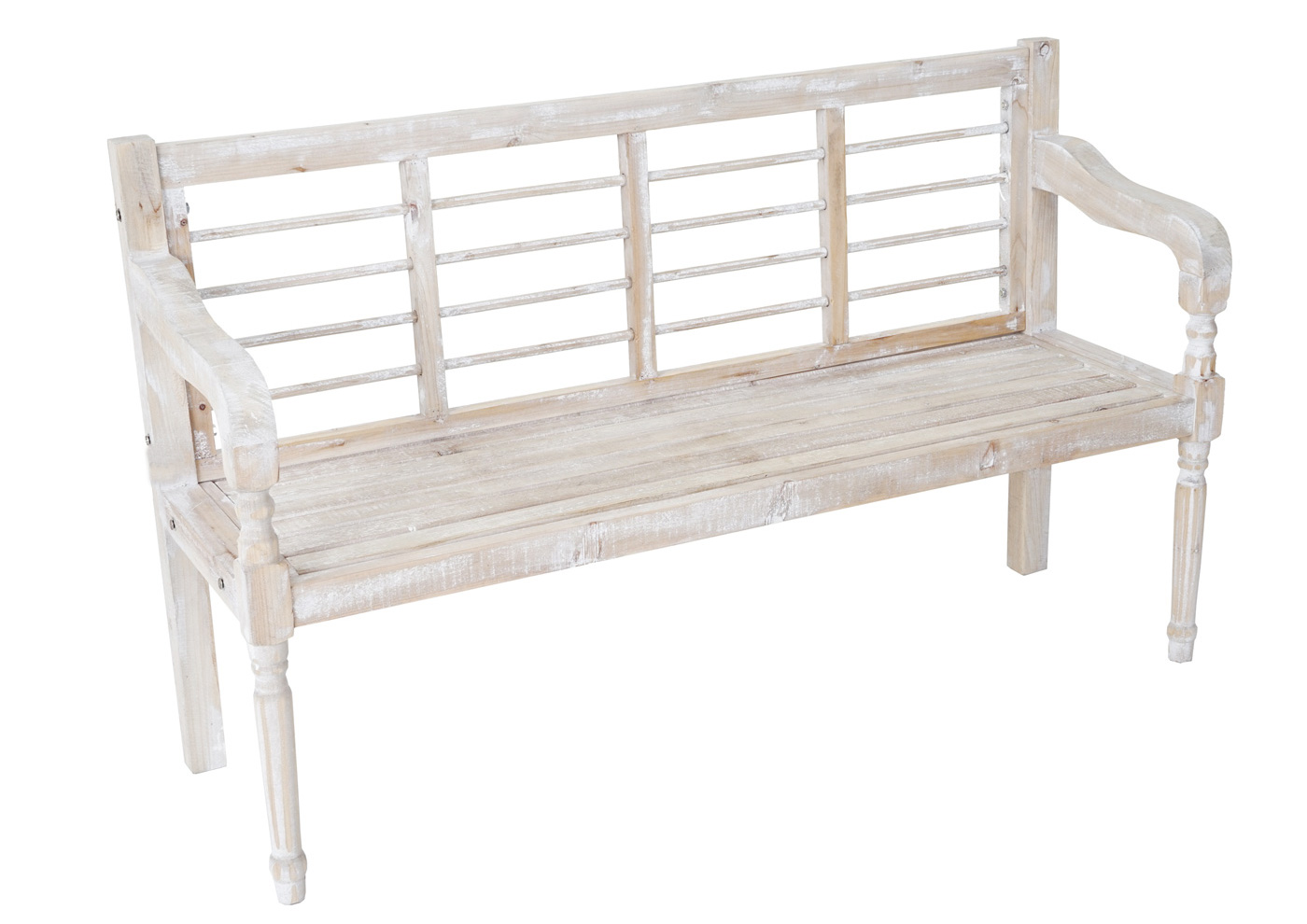 Gartenbank Vintage Weiß : Gartenbank Charlotte, Parkbank Holzbank mit Sitzpolster, ShabbyLook Gartenbank Vintage Weiß : Gartenbank Charlotte, Parkbank Holzbank mit Sitzpolster, ShabbyLook