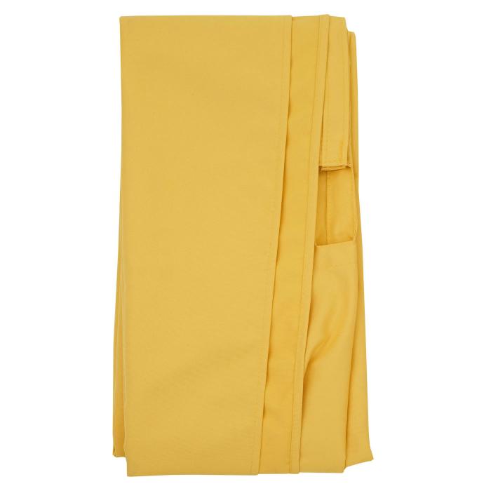 Ersatz-Bezug fr Luxus-Ampelschirm HWC-A96, Sonnenschirmbezug Ersatzbezug, 3x3m (4,24m) Polyester 2,7kg ~ gelb