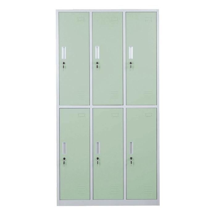 Schliefach Boston T829, Schliefachschrank Wertfachschrank Spind, Metall 12 Fcher ~ grn