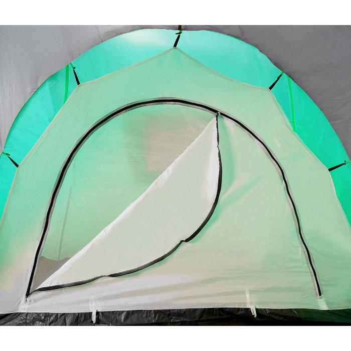 Campingzelt Loksa, 6-Mann Zelt Kuppelzelt Igluzelt Festival-Zelt, 6 Personen ~ grn