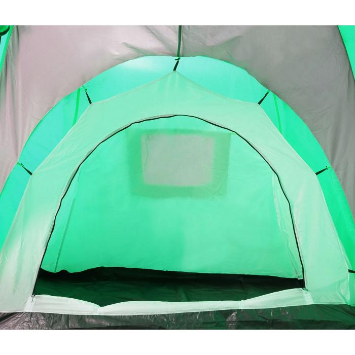 Campingzelt Loksa, 6-Mann Zelt Kuppelzelt Igluzelt Festival-Zelt, 6 Personen ~ grn