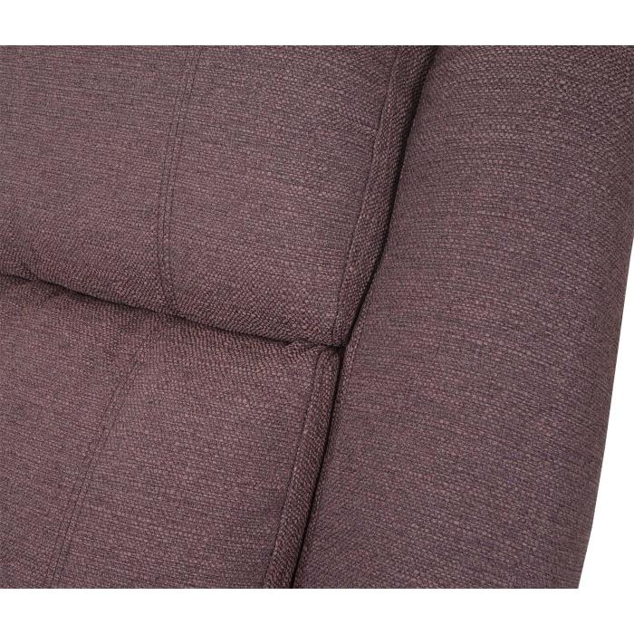 Fernsehsessel Lincoln, Relaxsessel Liege Sessel, Stoff/Textil ~ mahagony