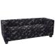 3er Sofa Couch Loungesofa Lille, Stoff/Textil ~ grau/schwarz