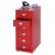 Rollcontainer Boston T851, Schubladenschrank Stahlschrank, 69x28x41cm 6 Schubladen ~ rot