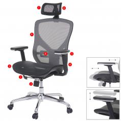 Schreibtischstuhl Sliding-Funktion rot/schwarz B-Ware Bürostuhl MCW-F12 