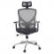 Brostuhl HWC-A61, Schreibtischstuhl, Sliding-Funktion Stoff/Textil ISO9001 ~ schwarz/grau