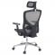 Brostuhl HWC-A61, Schreibtischstuhl, Sliding-Funktion Stoff/Textil ISO9001 ~ schwarz/grau