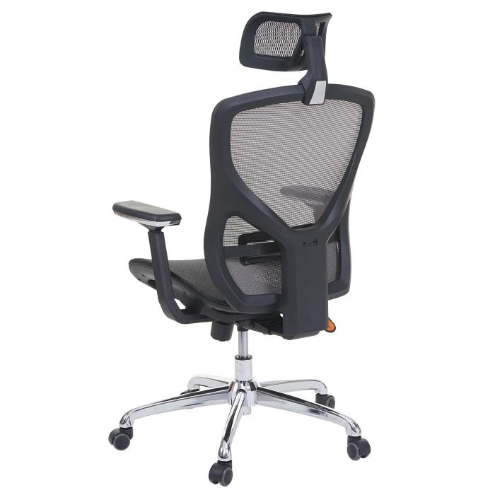 Brostuhl HWC-A61, Schreibtischstuhl, Sliding-Funktion Stoff/Textil ISO9001 ~ schwarz/grau