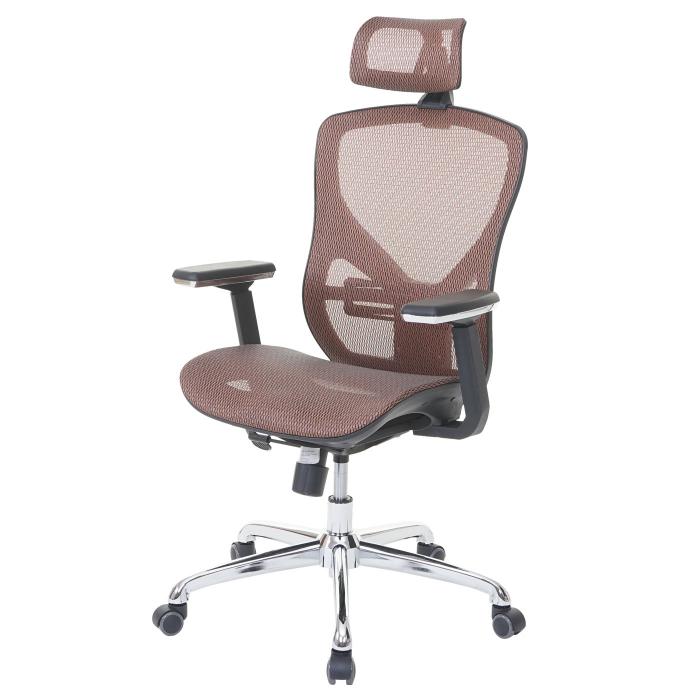 Brostuhl HWC-A61, Schreibtischstuhl, Sliding-Funktion Stoff/Textil ISO9001 ~ mandarin/mandarin