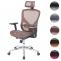 Brostuhl HWC-A61, Schreibtischstuhl, Sliding-Funktion Stoff/Textil ISO9001 ~ mandarin/mandarin