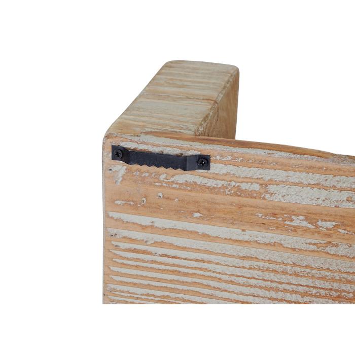 Wandregal HWC-A15, Hngeregal Bcherregal, Tanne Holz rustikal massiv MVG-zertifiziert ~ 60cm