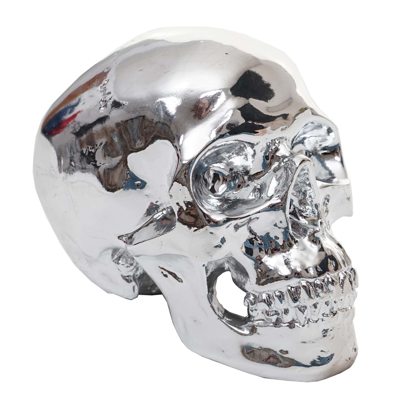  mtb more energy Deko Totenkopf ''Damast Ornaments'' - verzierter  Totenschädel im Antik-Look - Höhe 12 cm - Schädel Figur Skull Dekoration