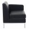 Sessel HWC-C19, Modular-Sofa Seitenteil rechts mit Armlehne, erweiterbar Kunstleder ~ schwarz