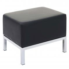 Ottomane HWC-C19, Modular-Sofa, erweiterbar Kunstleder ~ schwarz