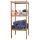 Badregal HWC-B18, Badezimmer Badschrank Standregal, Bambus ~ 80x34x33cm