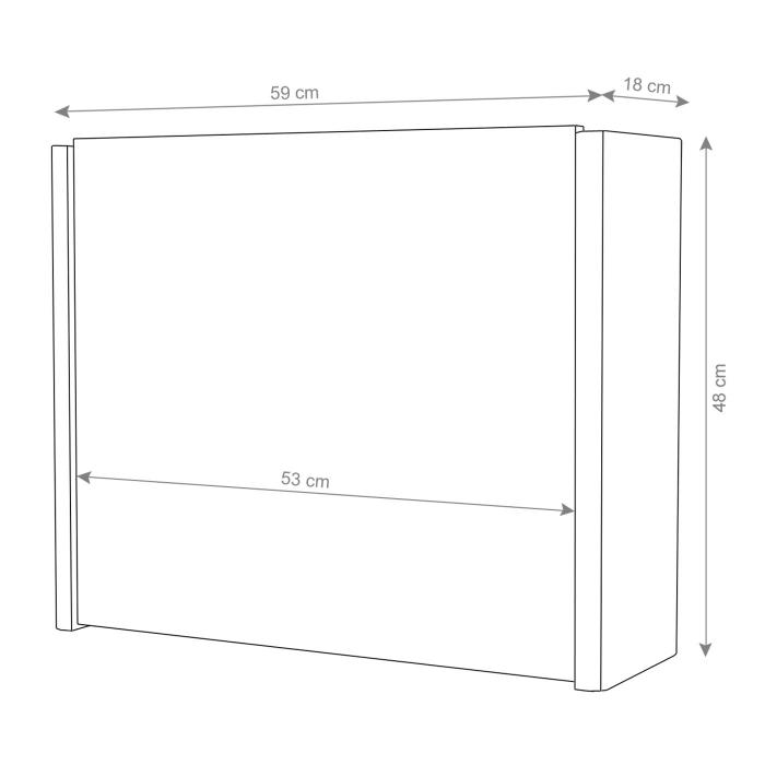 Badezimmerset HWC-B19, Waschtisch Spiegelschrank Hngeschrank, hochglanz ~ grau