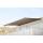 Elektrische Kassetten-Markise T122, Vollkassette Volant 4x3m ~ Polyester Sand