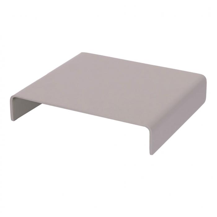 2er-Set Armlehnen-Ablage HWC-C47, Sofa-Butler Sofatablett Tablett Ablage,  Aluminium 22cm von Heute-Wohnen