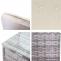 Poly-Rattan-Garnitur HWC-D28, Gartengarnitur Sofa Set ~ grau, Polster creme ohne Deko-Kissen/Abdeckung