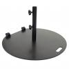 Sonnenschirmstnder HWC-A33, Schirmstnder Sonnenschirmfu Sonnenschirmhalter, rollbar, Metall, 22kg  69cm ~ schwarz