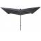 Luxus-Sonnenschirm HWC-A37, Marktschirm Gartenschirm, 3x3m (4,24m) Polyester/Alu 10kg ~ anthrazit ohne Stnder