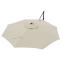 Gastronomie-Ampelschirm HWC-A39, Sonnenschirm, schwenkbar drehbar  3,5m Polyester/Alu 34kg ~ creme mit Stnder