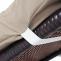 Poly-Rattan Sonnenliege HWC-A51, Relaxliege Gartenliege Liege ~ Basic braun, Kissen creme