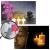 2x LED-Pinnwand, Pinboard Memoboard Leuchtbild, Timer 60x40cm