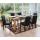 6x Esszimmerstuhl Stuhl Küchenstuhl Littau ~ Kunstleder, schwarz matt, dunkle Beine