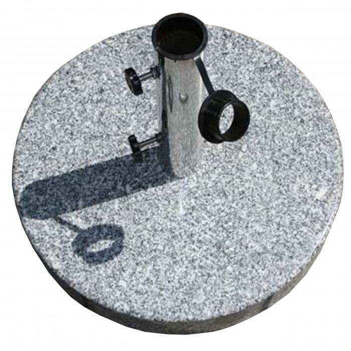 Sonnenschirm-Ständer Schirmständer Granit ~ 20 kg marmoriert