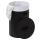 Wschekorb HWC-C21, Laundry Wschebox Wschesammler Wschebehlter Wschetonne, Bambus rund 59x35cm 50l ~ schwarz