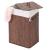 Wäschekorb HWC-C21, Laundry Wäschebox Wäschesammler Wäschebehälter Wäschetonne, Bambus 61x43x32cm 70l ~ braun