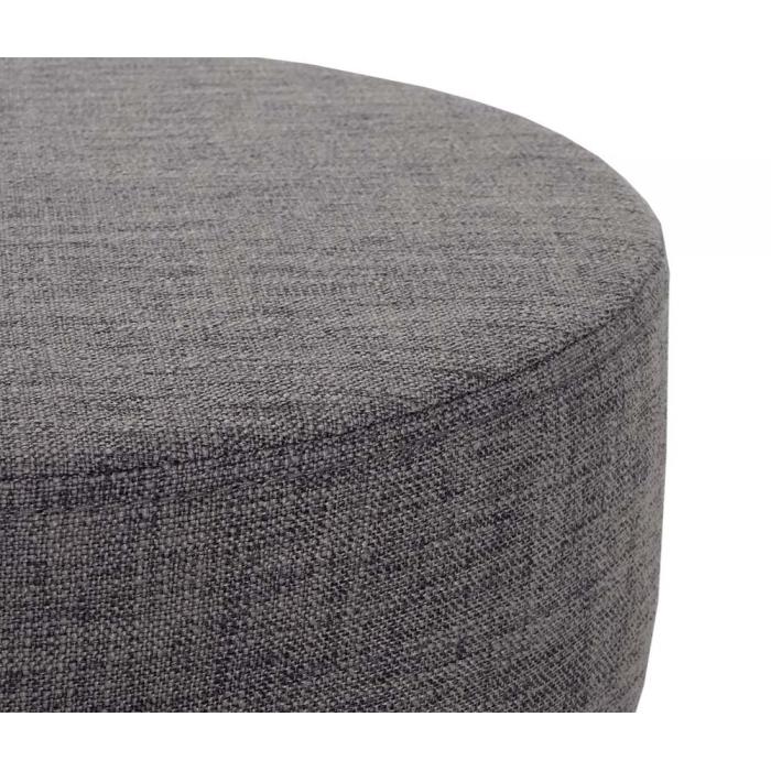 2er-Set Hocker HWC-C22, Sitzhocker Schminkhocker, hhenverstellbar  35cm ~ Textil, grau