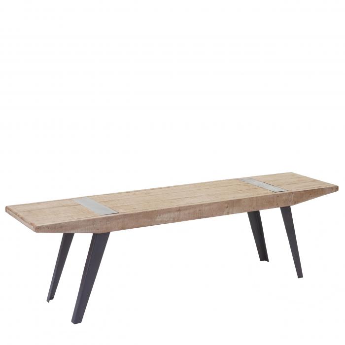 Sitzbank HWC-A15b, Esszimmerbank Bank, Tanne Holz rustikal massiv MVG-zertifiziert 160cm
